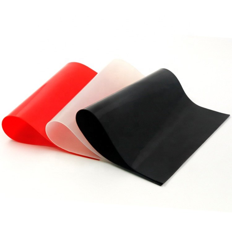Factory Wholesale Custom Elastomer Stretch high temperature waterproof corrosion resistant soft flat 1mm 2mm silicone sheet