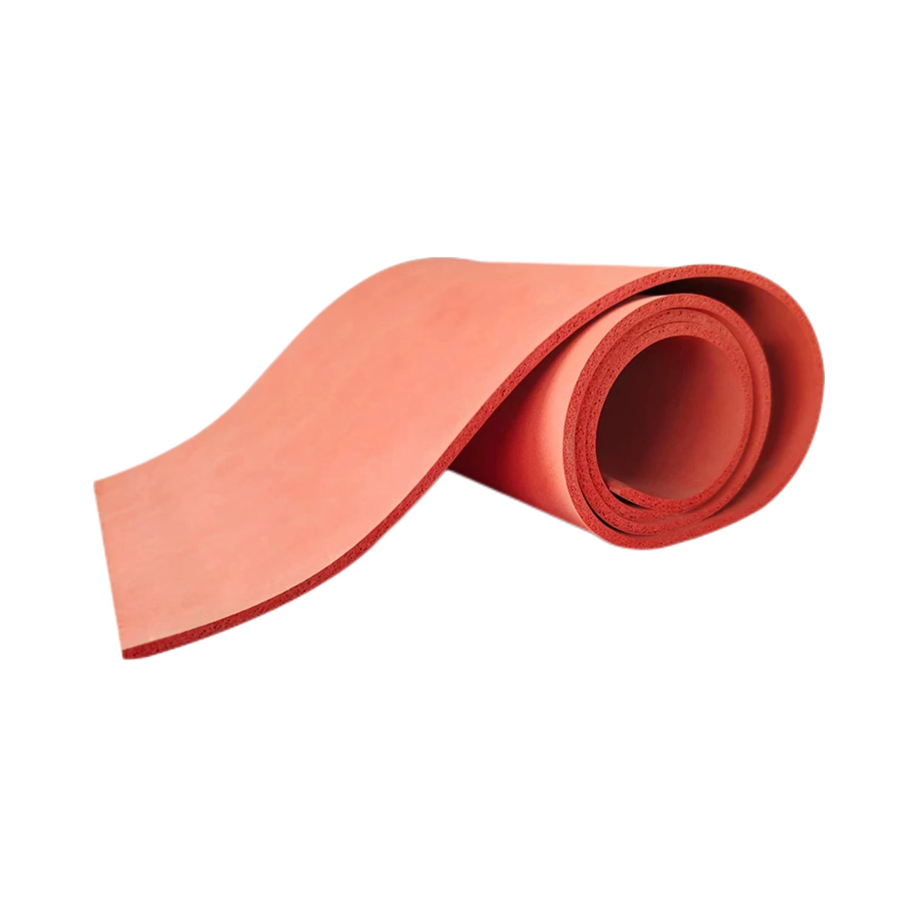 High Temperature Resistant Insulation Silicone Foam Sheet Closed Cell Made from Reclaimed Rubber for Cutting and Moulding