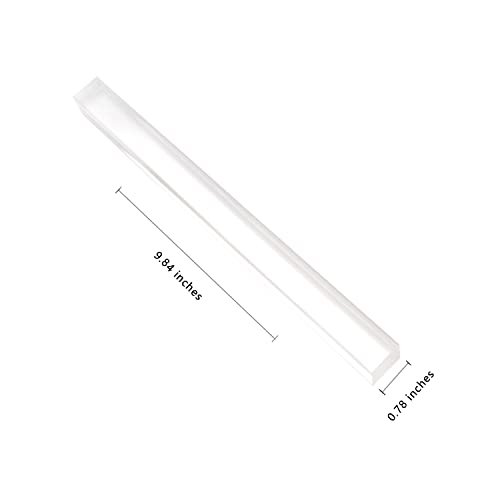 Acrylic Rod Diameter Length,Clear,Solid Plastic PMMA Bar Stick Acrylic Dowel Rods for DIY Crafts Lighting Fixture Handicraft