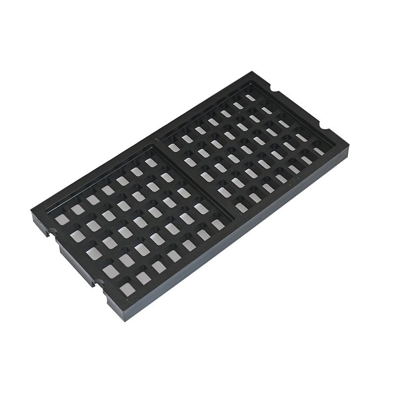 rubber modular customized mine natural rubber sieve plate black wear resistant mining sieve vibrating screen plate