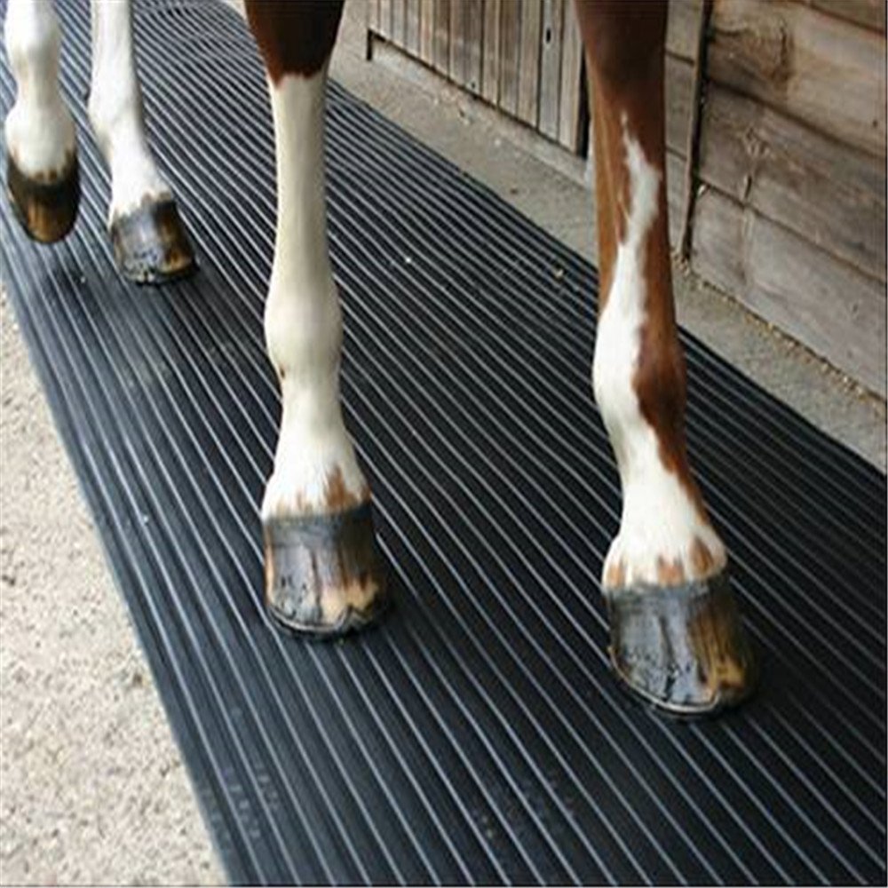 Durable Cow/Horse Farm Horse Rubber Mats Comfortable Floor Mat Sheet Format Flooring Custom Cutting Moulding Services Available