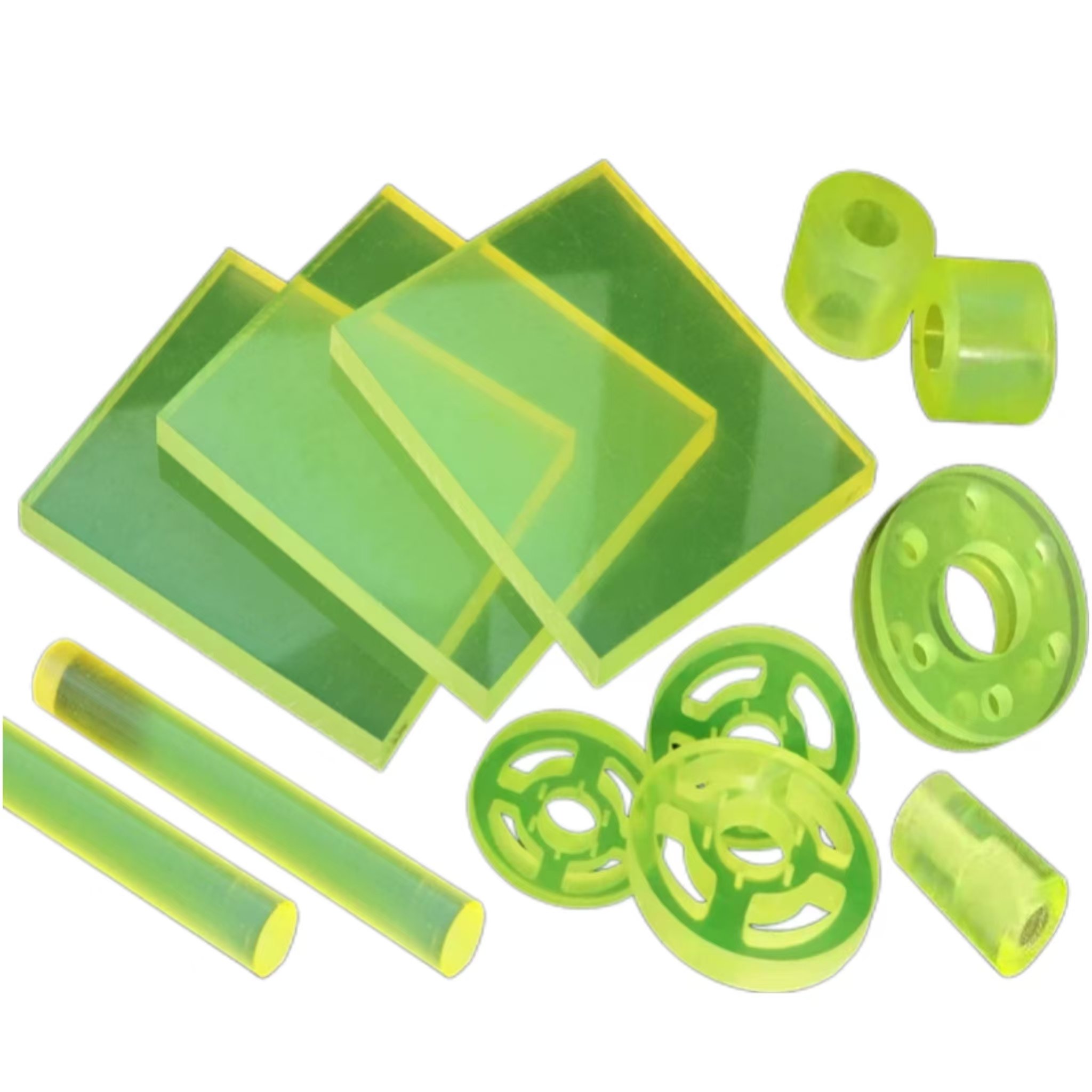 Transparent Thermoplastic Polyurethane Sheet 1mm & 2mm Thin with Molding Processing Service Plastic Rods Product Category