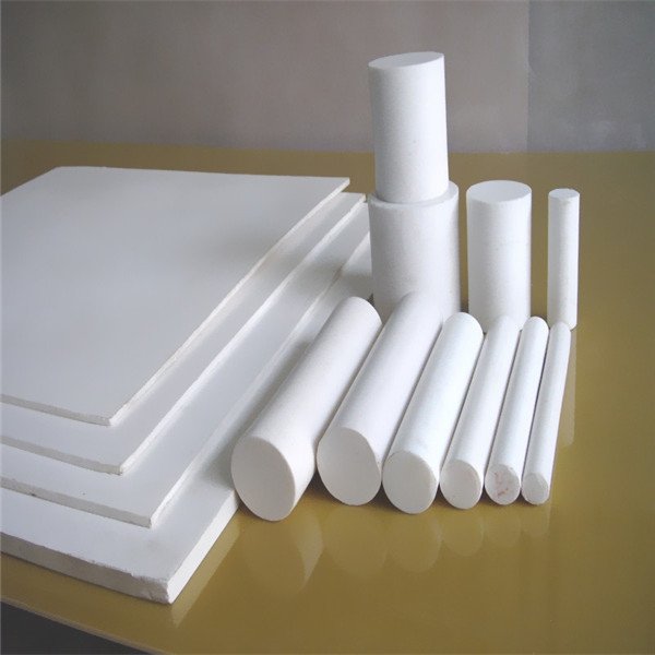 Custom high quality white pure ptfe powder molded ptfe round rod plastic bar for mechanical industry