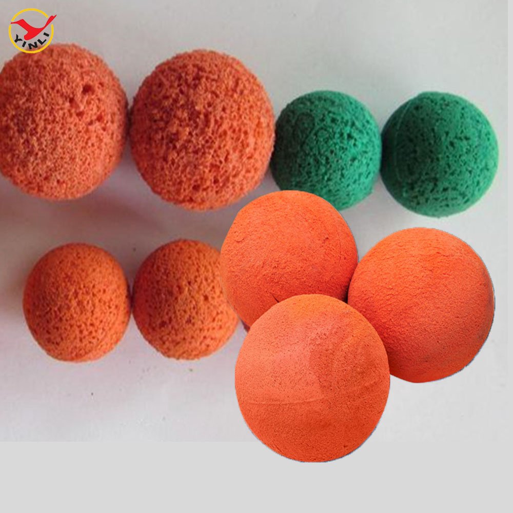 China OEM Small Rubber Balls Condenser Tube Cleaning Ball Squishy Rubber Ball