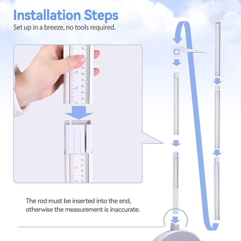 Simple Body Measuring Rod Height Measurement Medicine Measuring Scales