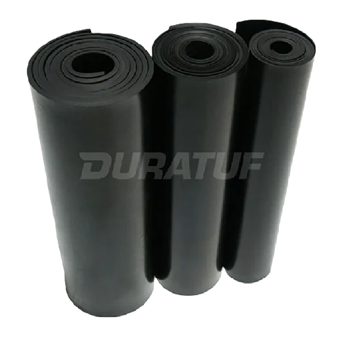 High Quality Flat Black SBR Rubber Sheet Industrial Use Smooth Surface Great Thickness Cut-to-Order Soles Wholesale
