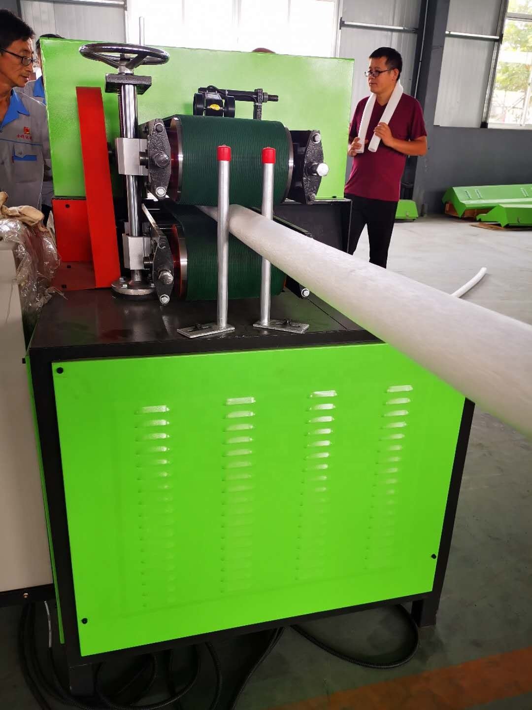 Foamed polyethylene rod extruding production line