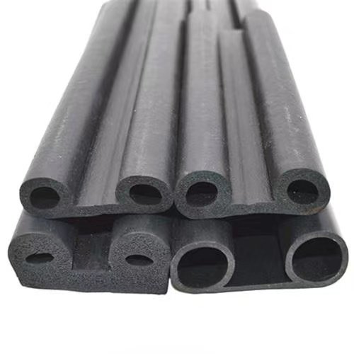 Customizable Sizes Flexible EPDM Rubber Gasket Weather-Proof Silicone Band Waterproof E-Shape Rubber Moulding Cutting