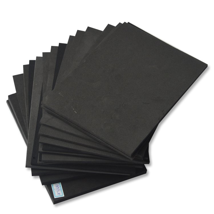 Factory Supply Professional Manufacturer Black EVA foam rubber sheet anti-static 10mm