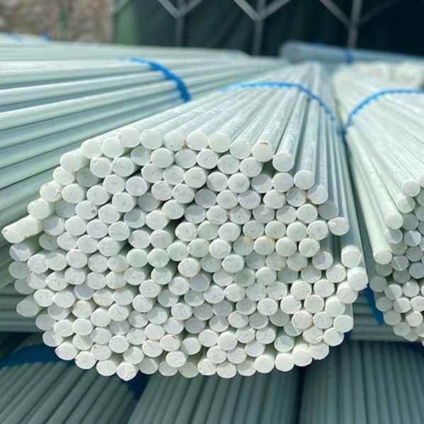 Custom length flexible composite material frp fiber glass poles fiberglass pultruded solid rods
