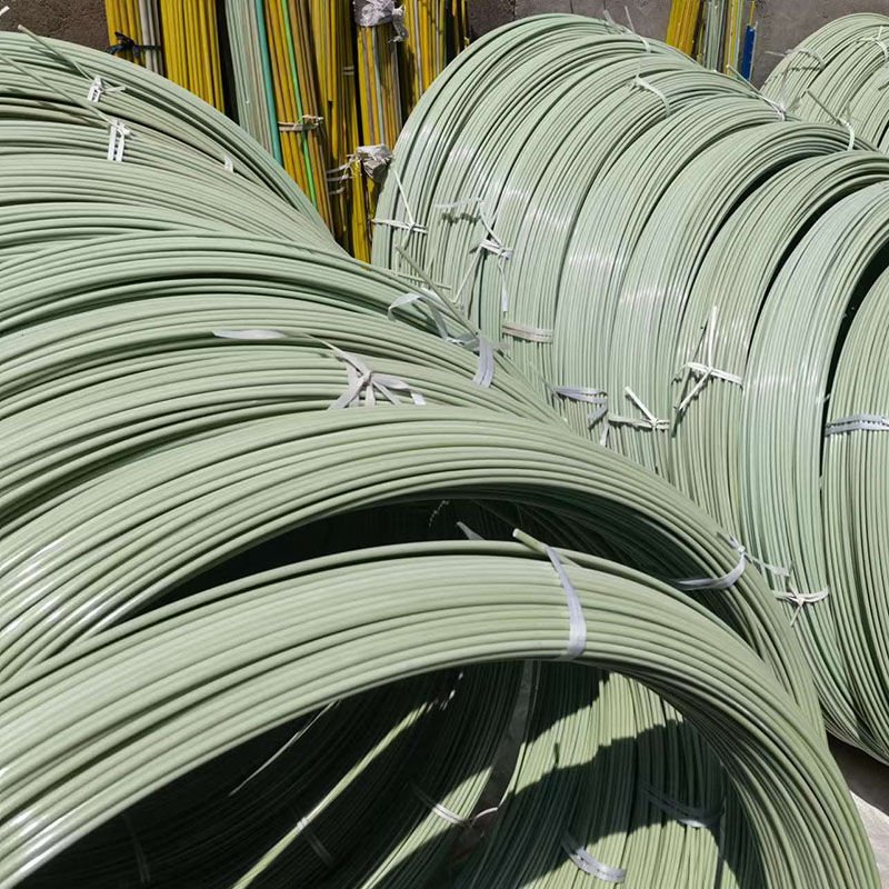 Custom length flexible composite material frp fiber glass poles fiberglass pultruded solid rods
