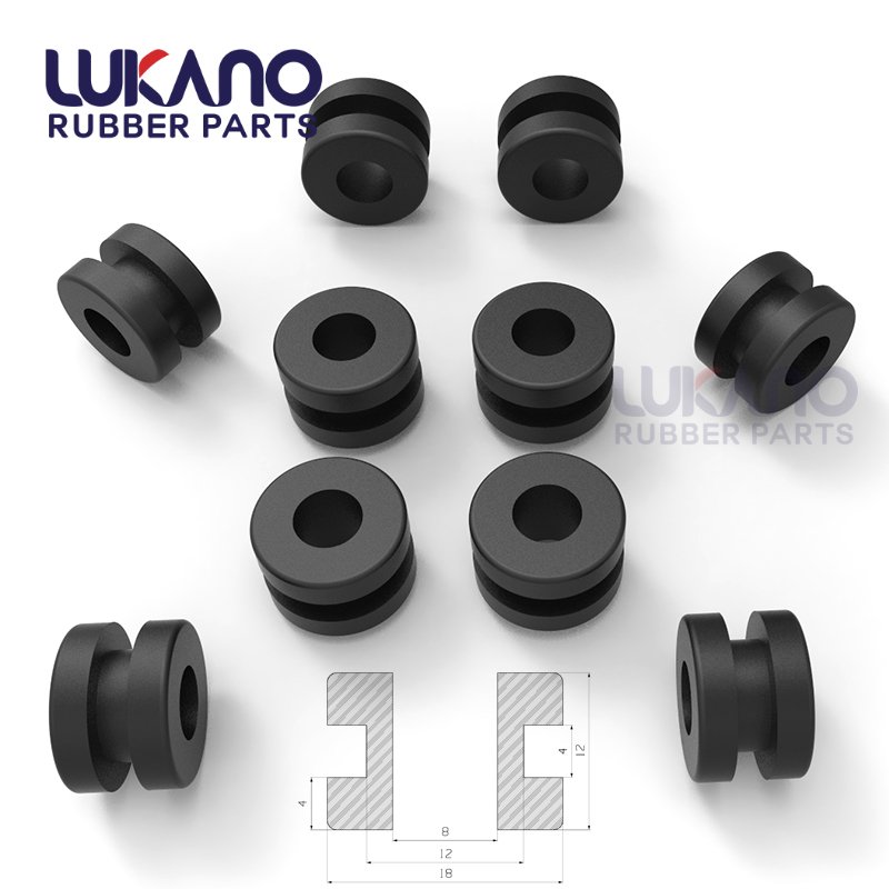 1/4 Rubber grommet top hat molded EPDM NBR rubber grommet