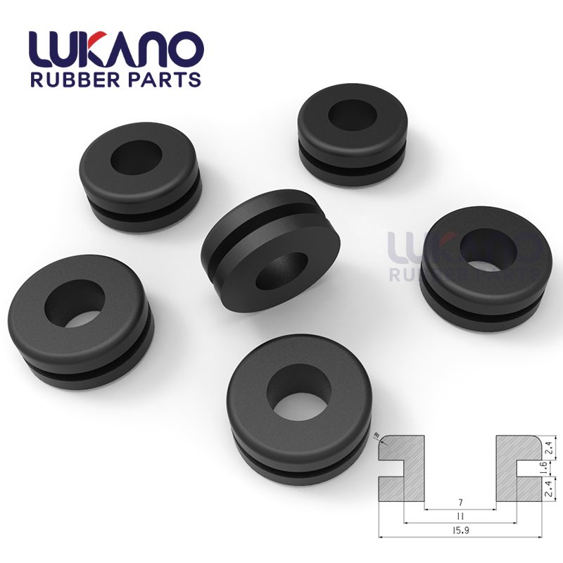 1/4 Rubber grommet top hat molded EPDM NBR rubber grommet