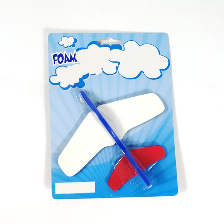 Cheap DIY Biplane Glider Eva Foam Friendly Fantastic Hand Throwing Powered Flying Airplane for Children