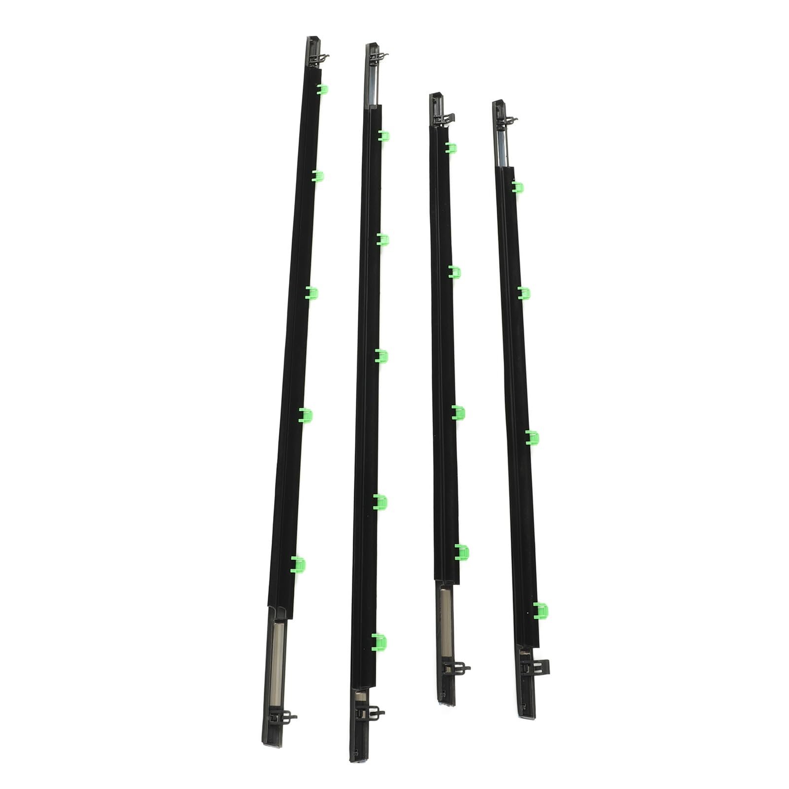 Weatherstrip Window Molding Trim Wear Resistant Durable 4pcs Door Window Belt Weatherstrip for CRV 2007-2011