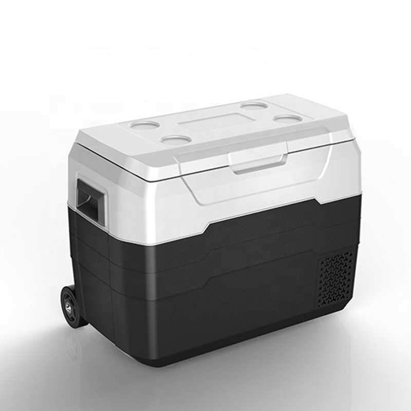 Car Refrigerator Refrigerator Portable Refrigerator with Pull Rod Home Popular and Convenient Dual-use 40L White Hyundai 40 /