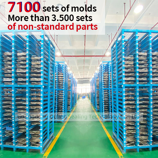 Oem customized silicone molded rubber parts custom rubber special-shaped parts automotive rubber parts