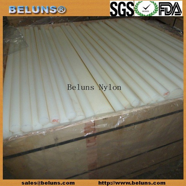 100% Virgin Nylon Round Bar, Nylon Rod