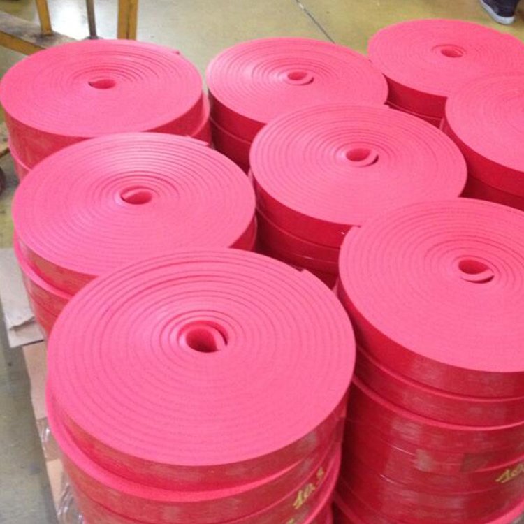 Red pure gum rubber High tear resistant NR40 sheet roll