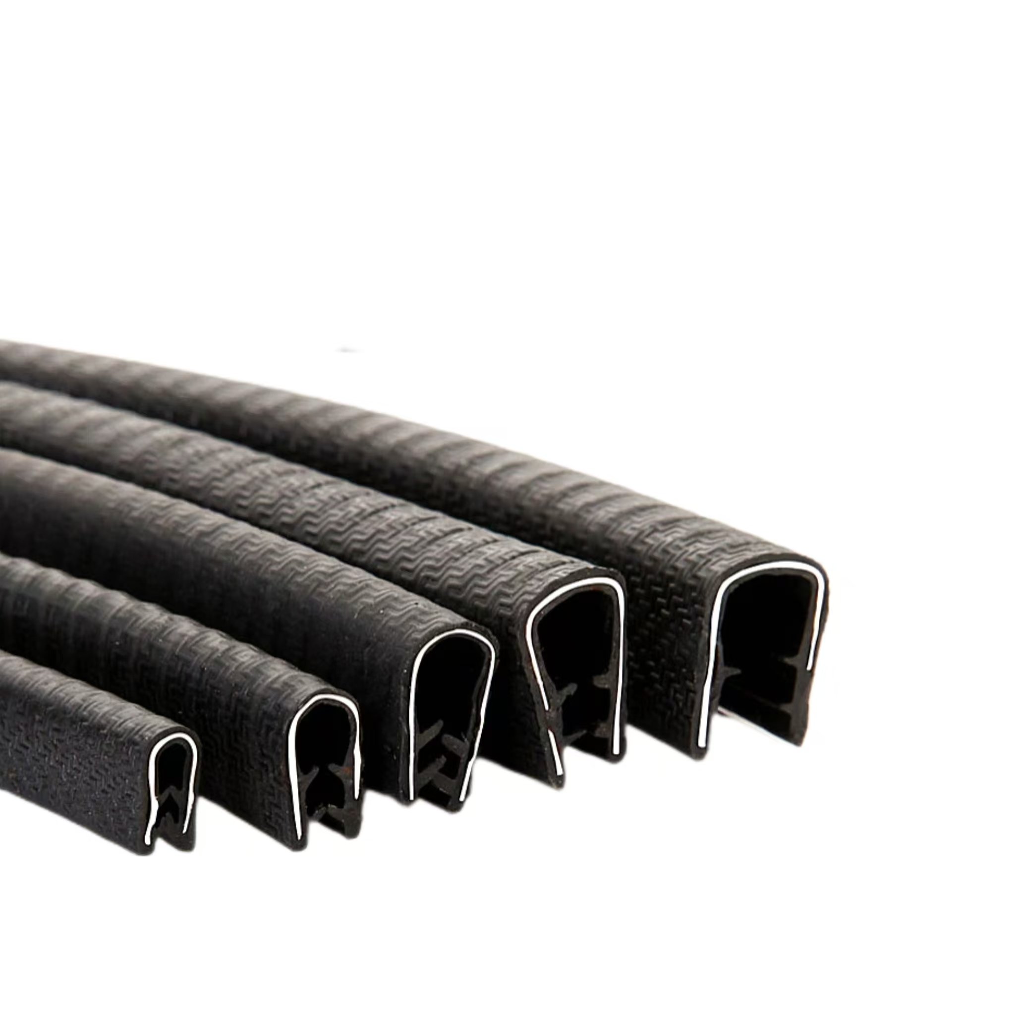 U-Shaped Automotive EPDM Rubber Edging Trim Seal Car Door Edge Guards with Welding Processing Service Rubber Sealing Strip