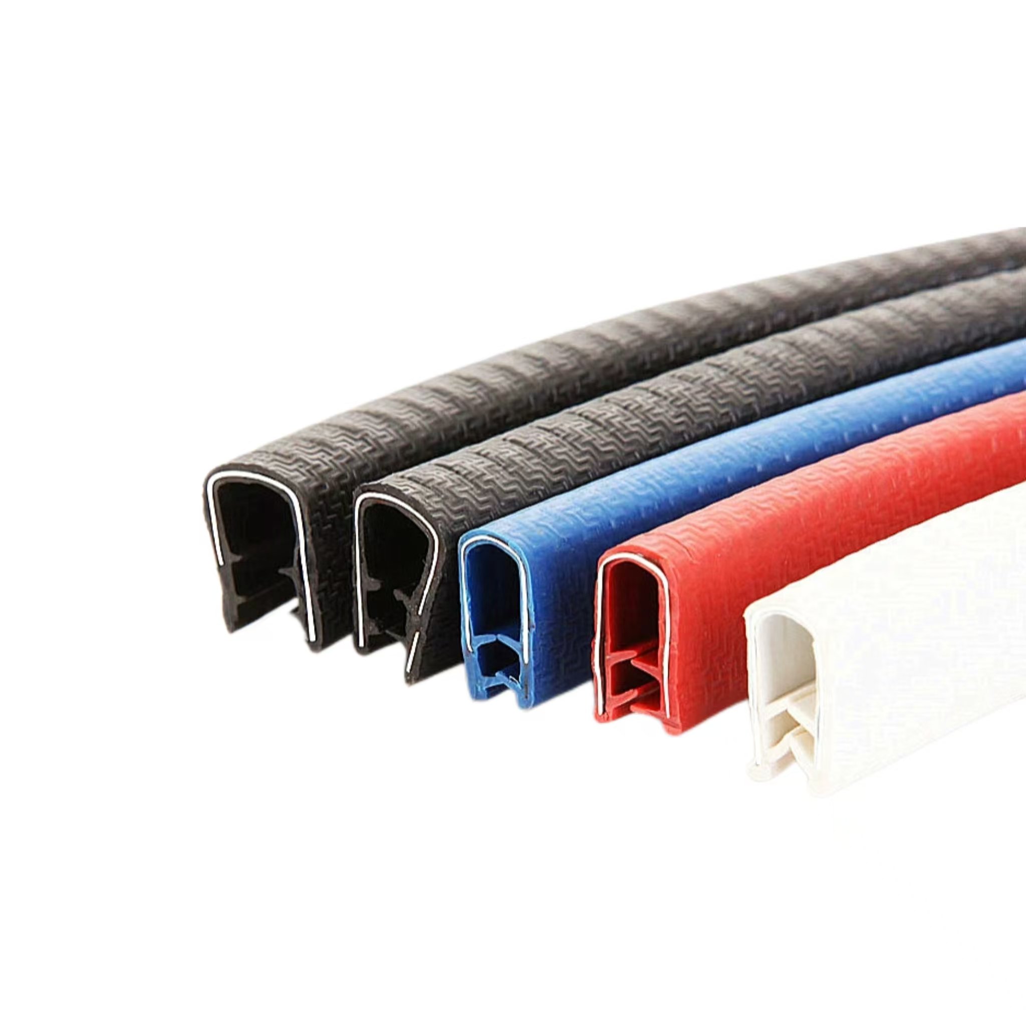 U-Shaped Automotive EPDM Rubber Edging Trim Seal Car Door Edge Guards with Welding Processing Service Rubber Sealing Strip