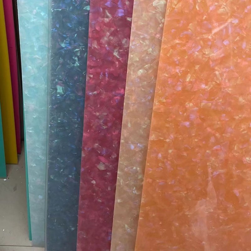 Plate Mirror Surface PE CNC Flexible Laser Cutting Cast Acrylic Plate Various Colors acrylic cutting board with counter lip