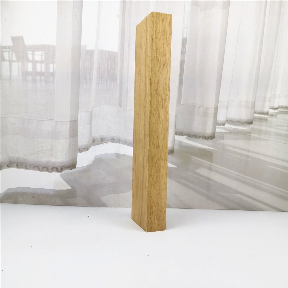 Custom rubber wood rectangle wooden knife box packaging chef knife box magnet wooden storage box