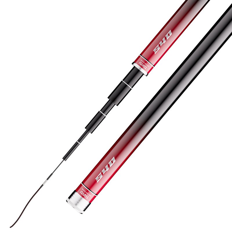3.6m 4.5m 5.4m 6.3m 7.2m Telescopic TAIWAN Fishing Rod SHENKONG Carbon Fiber Ultra-Lightweight Super Hard Fishing Rod