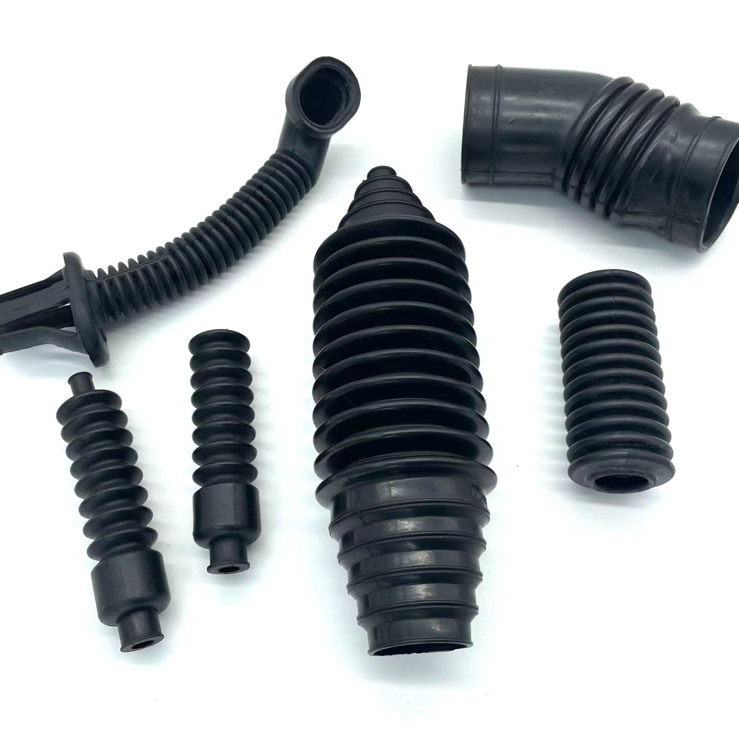 Automotive rubber Seal parts EPDM Rubber dust cover Grooved Rubber Bellow Parts