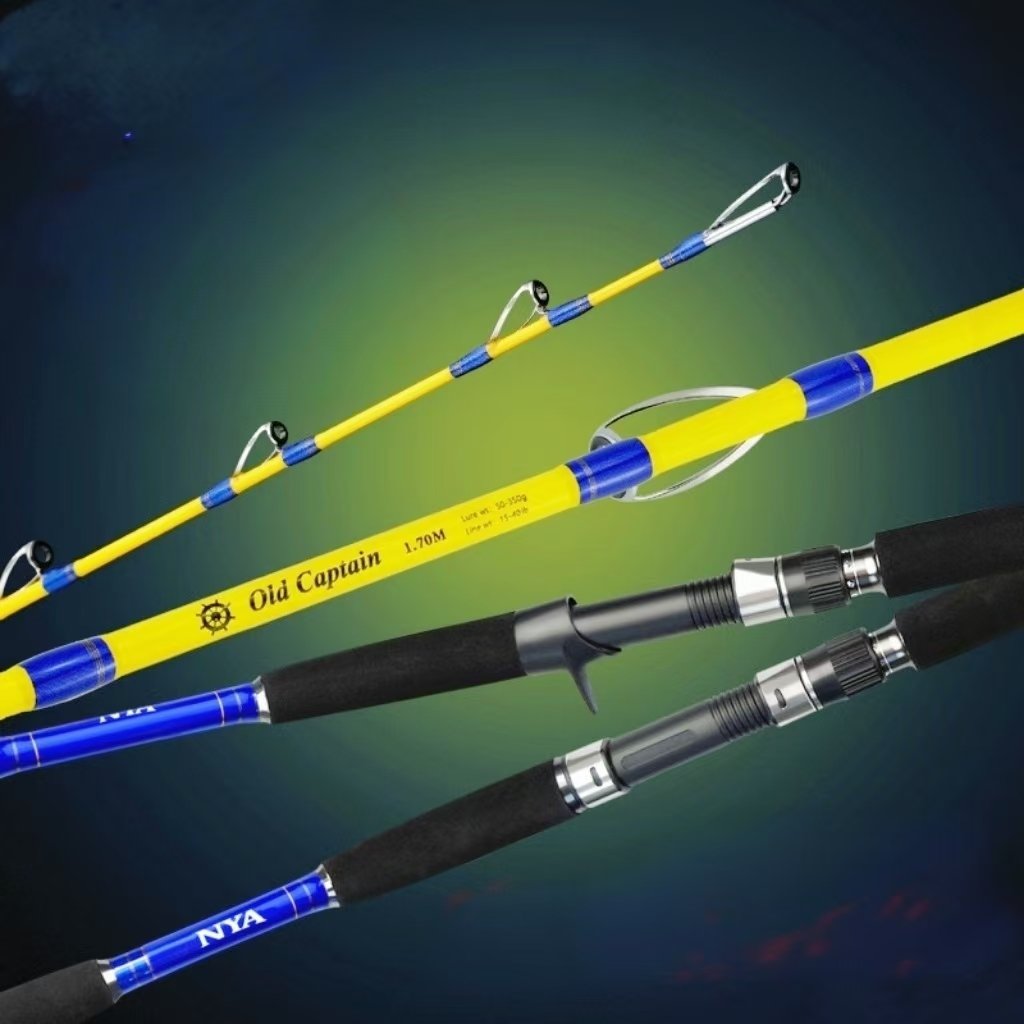 T300 1.6 -1.9m Carbon Fiber Inshore Bait Casting Rod 2 Sections Slow Jigging Lake Bass Boat Fishing Spinning Rod jigging Fishing