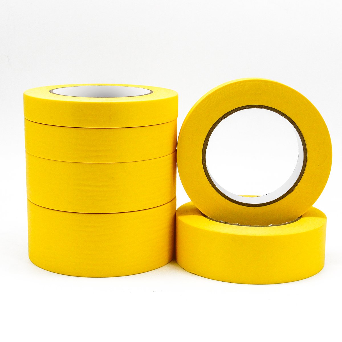 High Adhesive 120 Degree Crepe Paper Masking Tape For Auto Painting