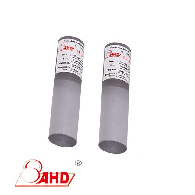 1m 2m PC solid plastic rod 20mm Polycarbonate glossy surface bar stick
