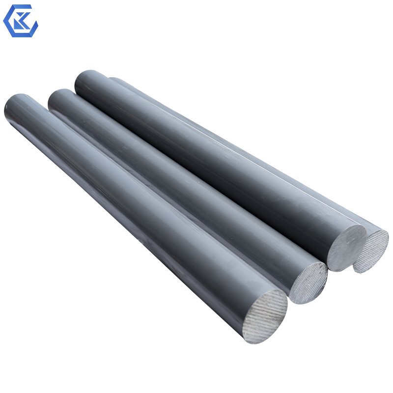 Grey PVC plastic round rod pvc bar