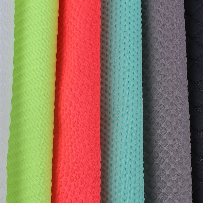Custom Embossing SBR SCR CR Rubber Neoprene Material Non Slip Neoprene Shark Skin Texture Fabric