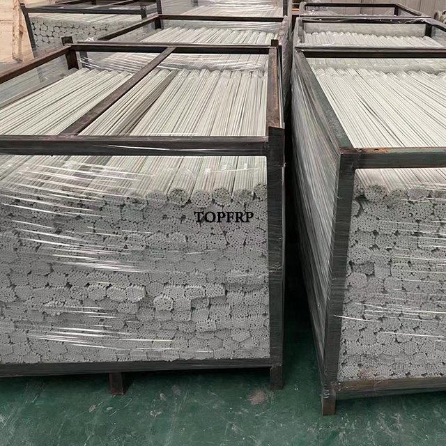 Customized FRP Pultrusion Round Rod Fiberglass Rods