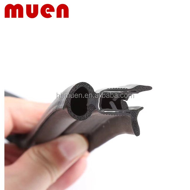 Easy installation and fixing of EPDM rubber automotive seals with iron plates