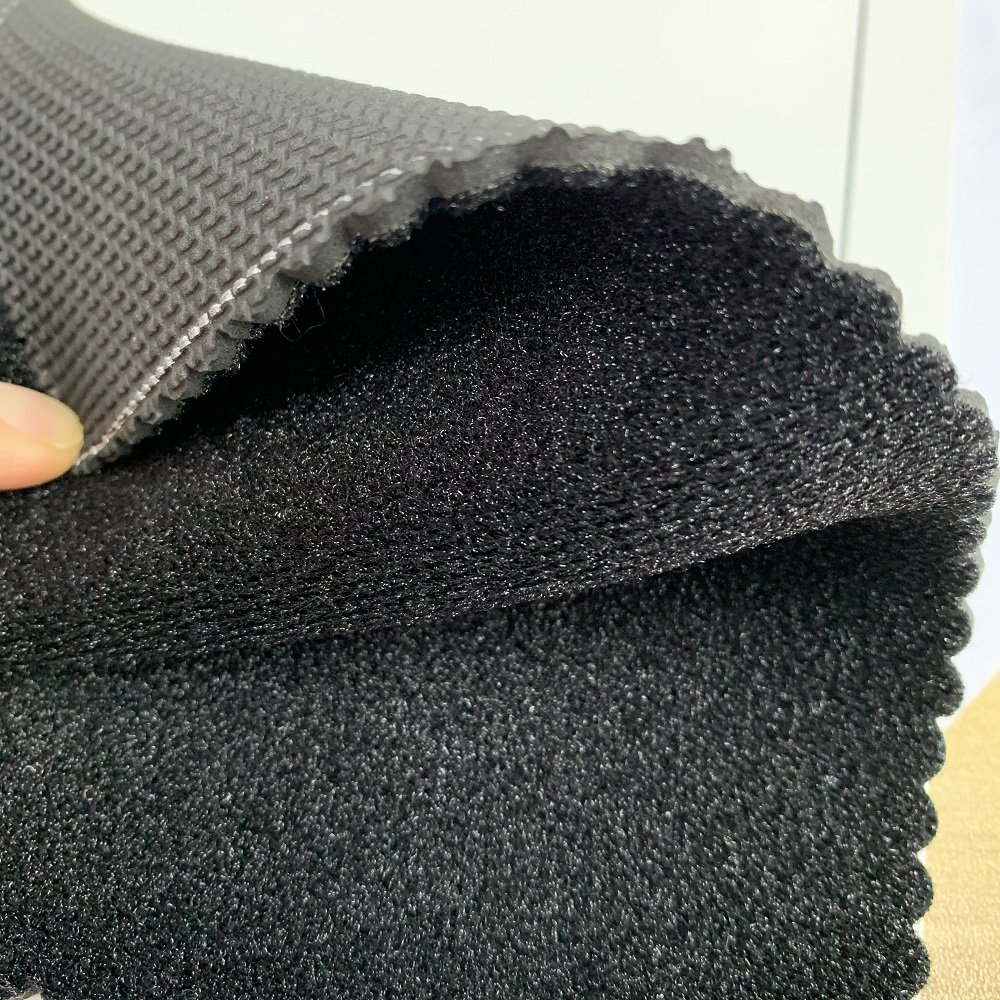 Jianbo Elastic SBR Rubber Waterproof Neoprene Sheet Ubl Hook Loop Fabric Soft 5mm 7mm Neoprene Fabric for Sports Protective Gear