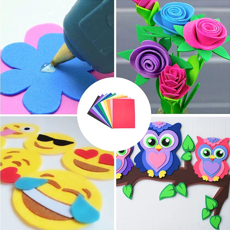 eva foam promotional product factory wholesale color EVA Foamy Sheets Goma EVA Rubber Sheets 1mm 1.5mm 1.8mm 2mm