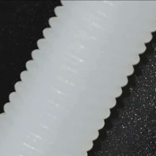 M12 N24 *1000 Nylon rod DIN975 thread rod polyamide66 Plastic rod nylon screw black and white M12*1000