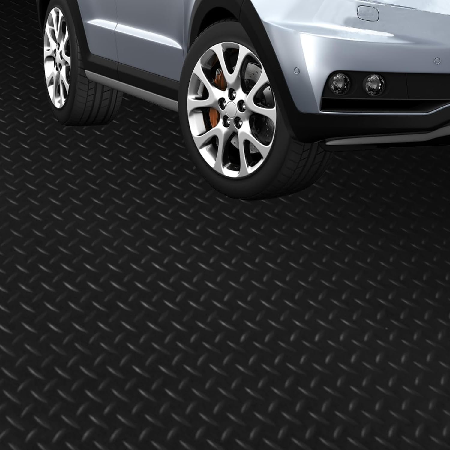 Garage Checker Skidproof Garage Rubber Sheet