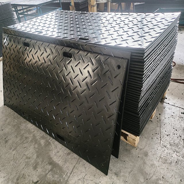 4x8 feet High-density Polyethylene HDPE Instant Roadway Pathway Trackway for Heavy Duty Truck Construction Site