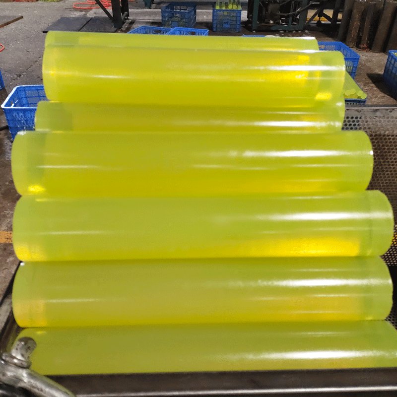Wholesale white Color Casting Round Plastic Hollow Manufacturer Flexible 2mm Solid Industrial Flat Polyurethane PU Rod