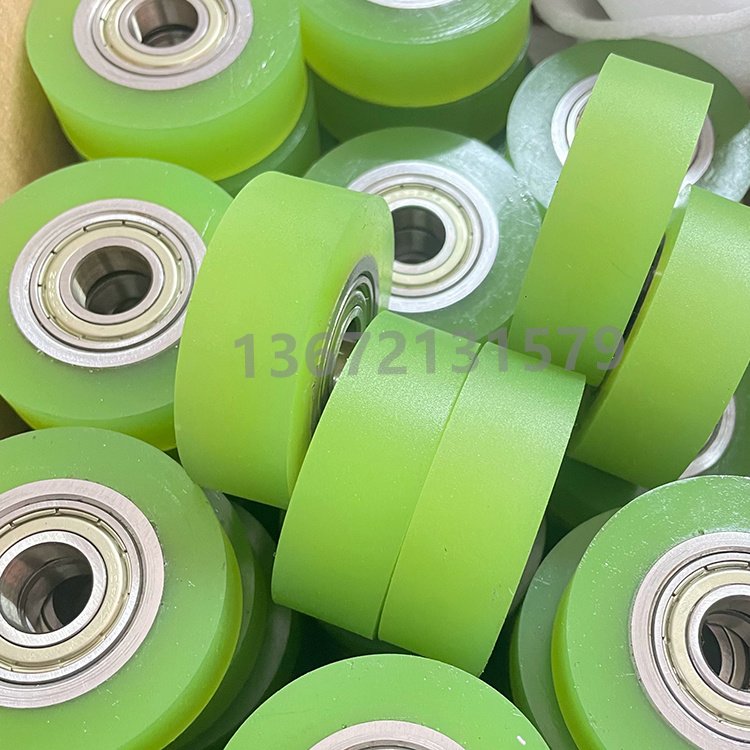 High Quality Non-standard Customized Industrial Round & Rectangular Polyurethane Rubber Roller Pattern PU Wheel
