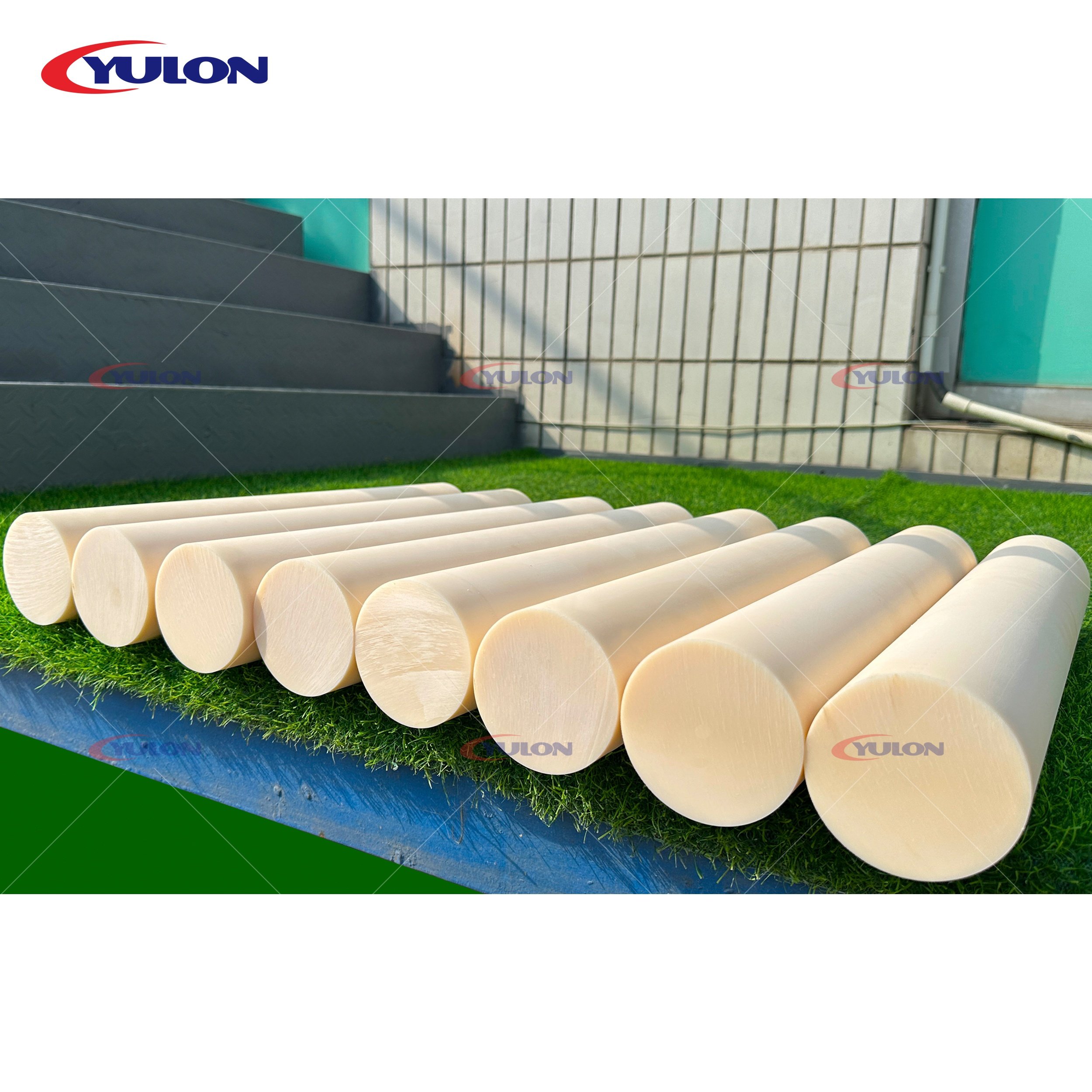 Black Beige Antistatic POM Rod ESD Polyformaldehyde Moulded Processing Acetal Copolymer ESD Rod Cream Beige Antistatic POM Rod"