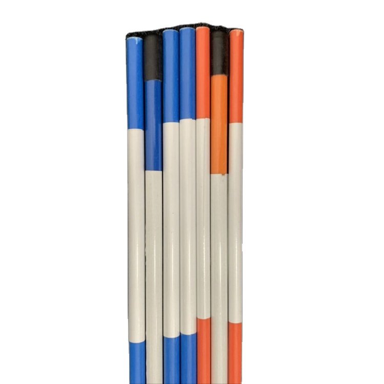 Fiberglass Fishing Rod Epoxy Resin FRP Heavy Solid Black Yellow Red White Orange Blue Customized Surface Technique Plastic Color