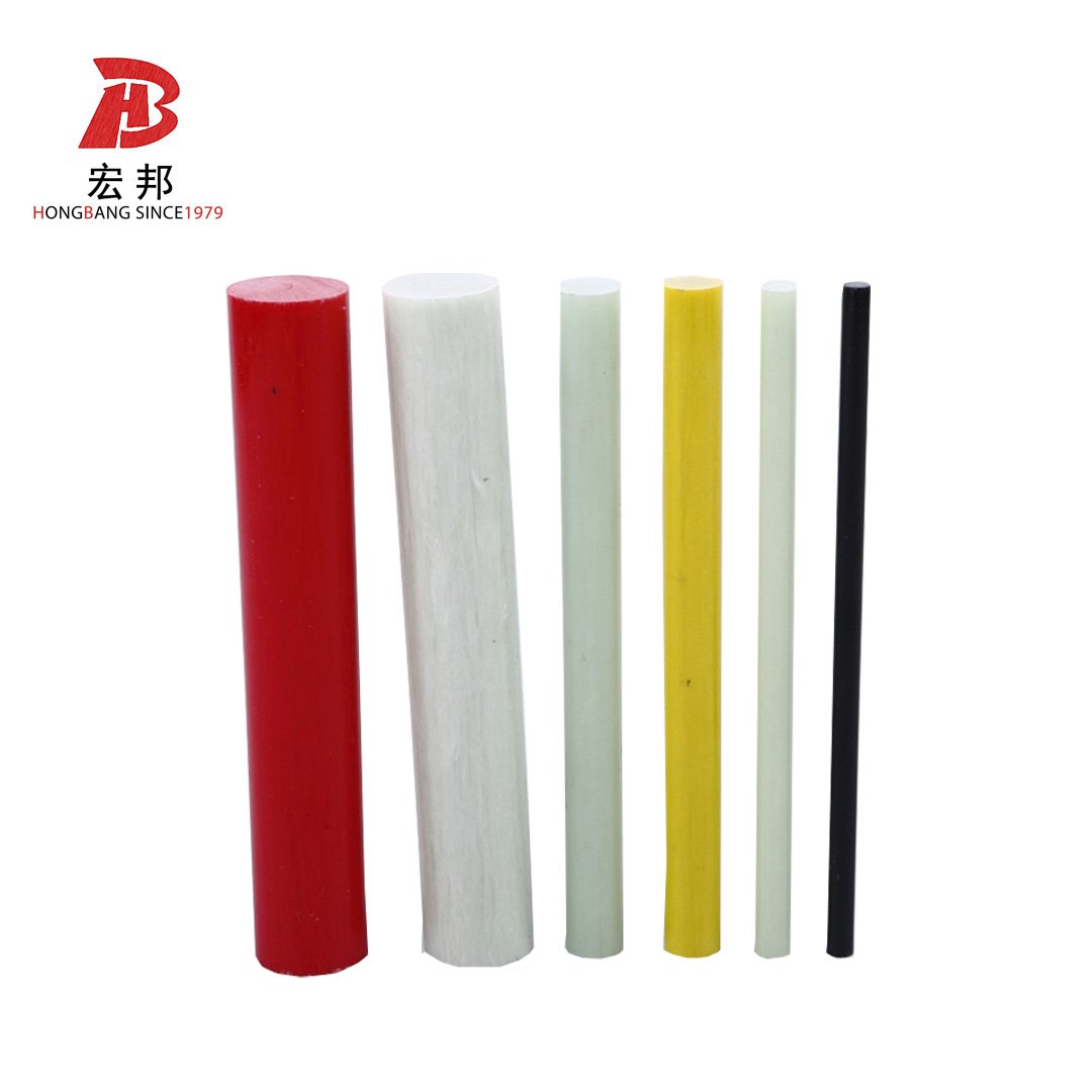 Fiberglass Fishing Rod Epoxy Resin FRP Heavy Solid Black Yellow Red White Orange Blue Customized Surface Technique Plastic Color