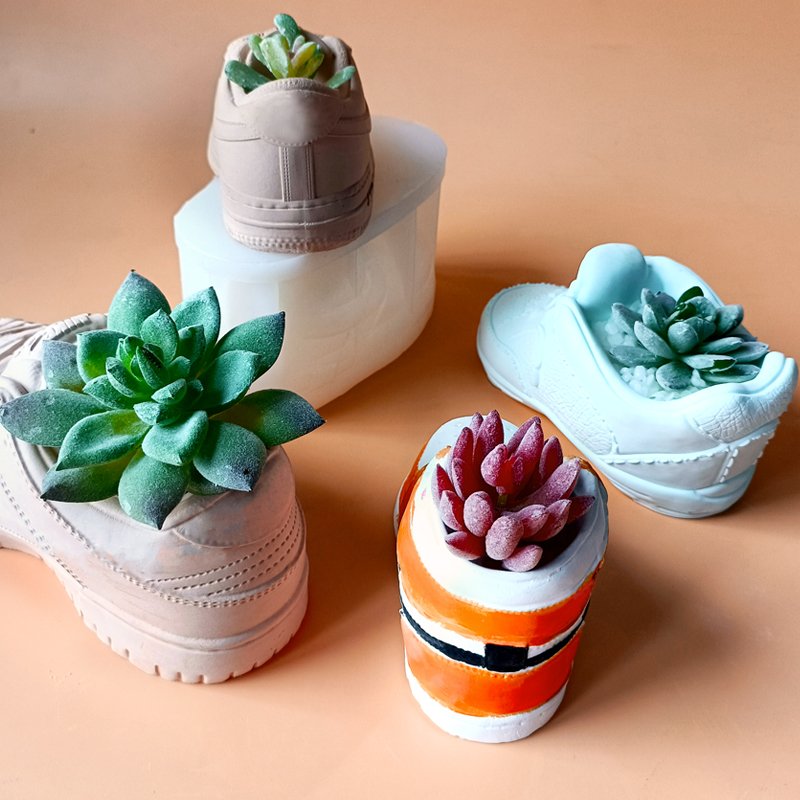 J2105 Creative Home Decorative Aroma Natural luxury brand sneaker Flowerpot mold fashion sport Shoe Sneaker Flowerpot mold