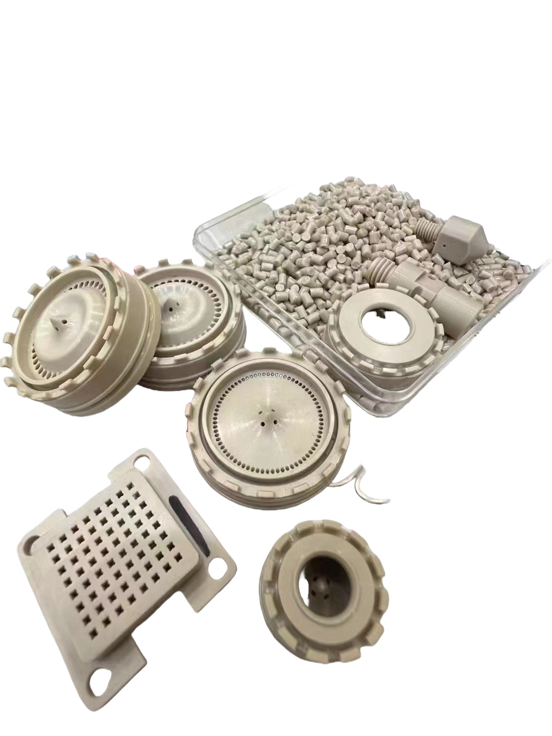 Peek attachment Engineering Plastic Custom Size Peek Attachment Solid Plastic Rods