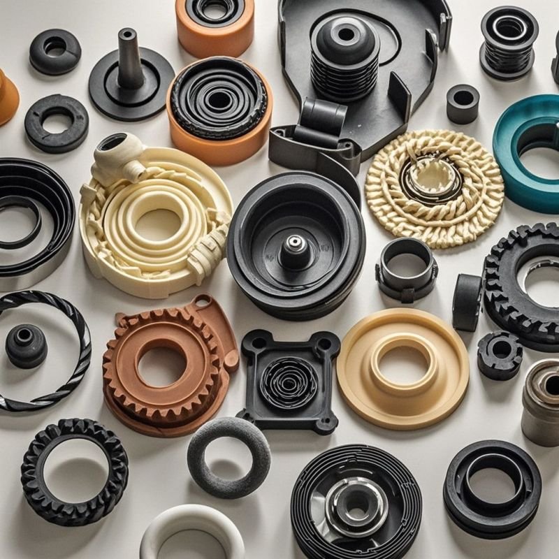 HYM automotive rubber parts compression molding silicone rubber keypad custom molded rubber sleeve products