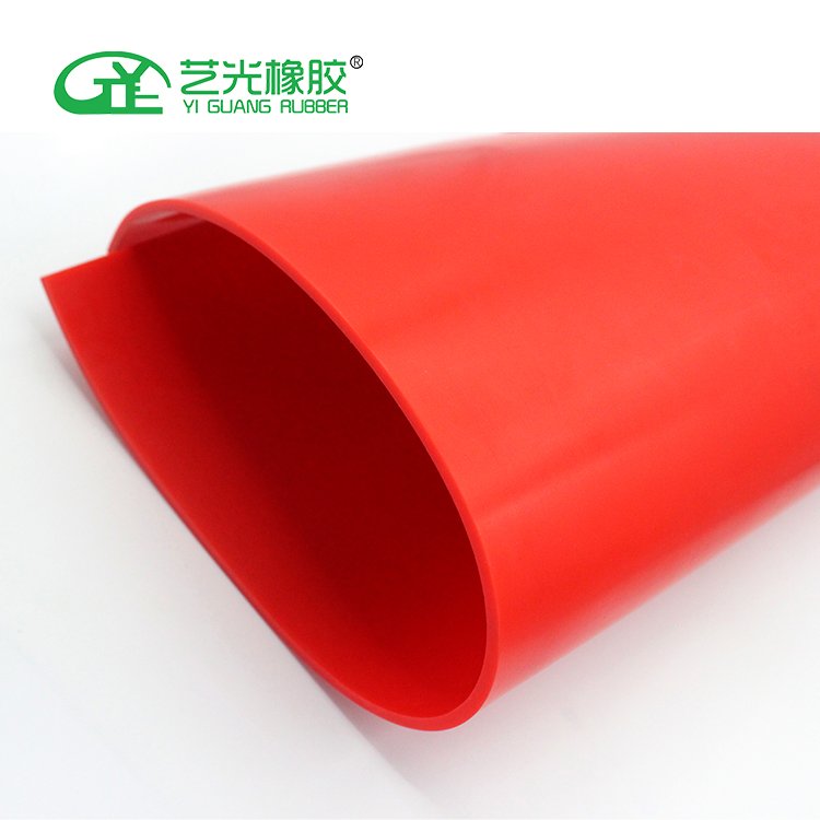 Customized size silicon rubber pad thickness 5 mm High temperature resistance silicone rubber sheet for food machine